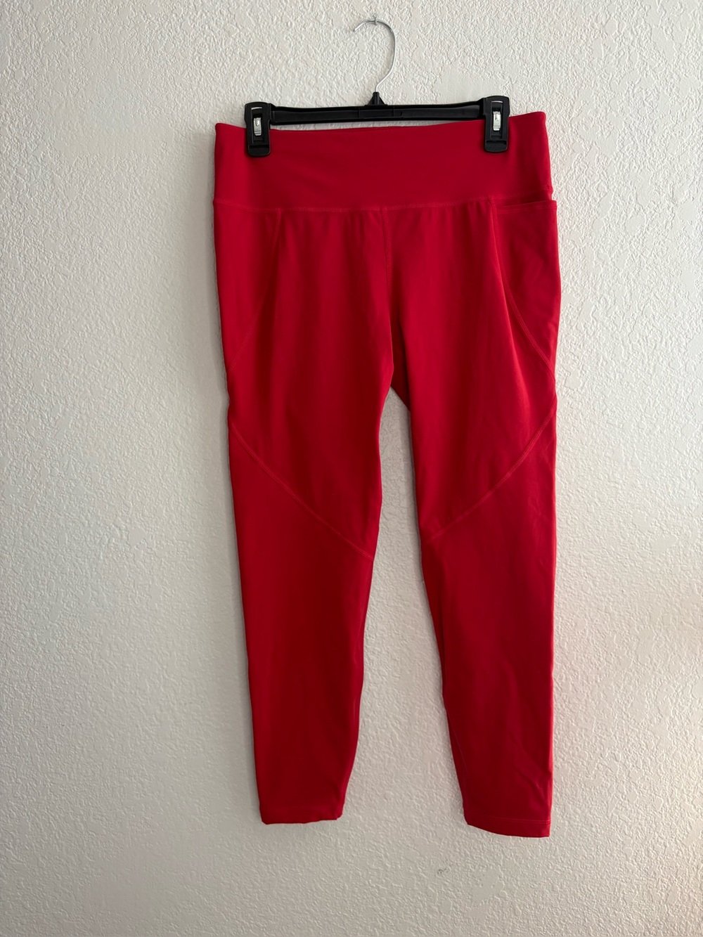 Sweaty Betty Power 7/8 Leggings Yoga Workout Bright Red Size 10